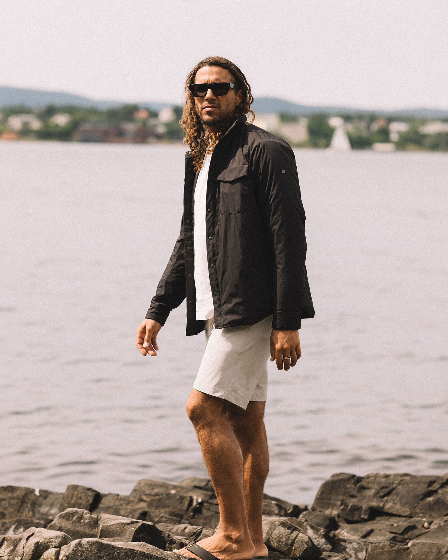 Port Shorts — Greyish